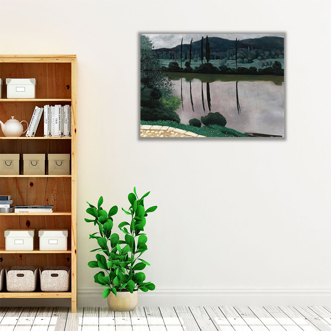 The Dordogne in Vitrac, 1925 - Canvas Print Wall Art