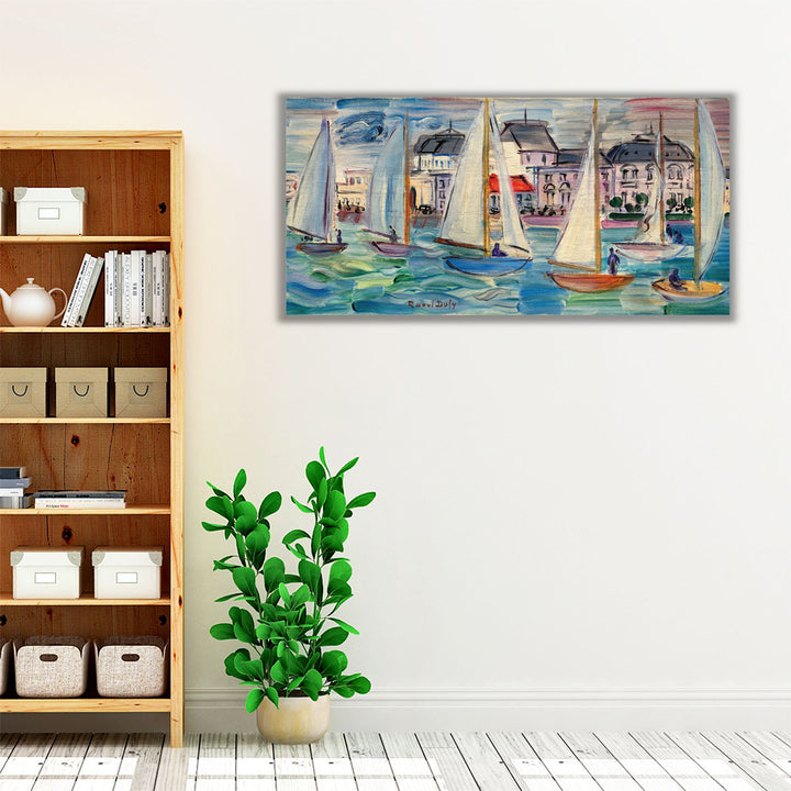 Régates à Deauville, 1934 - Canvas Print Wall Art