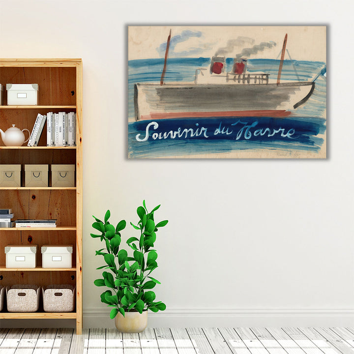 Souvenir du Havre, 1921 - Canvas Print Wall Art