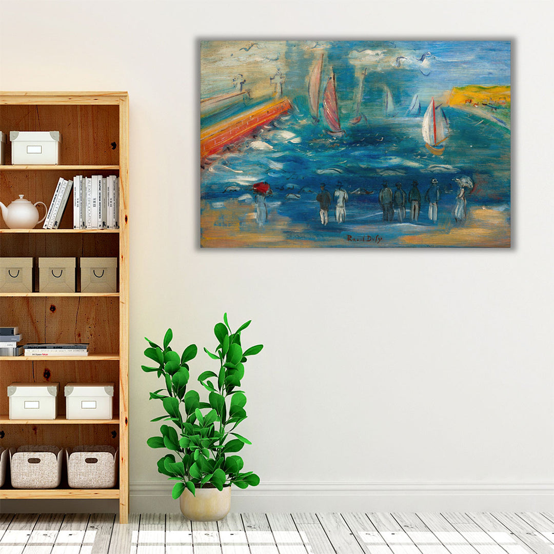 Départ des Régates - Canvas Print Wall Art