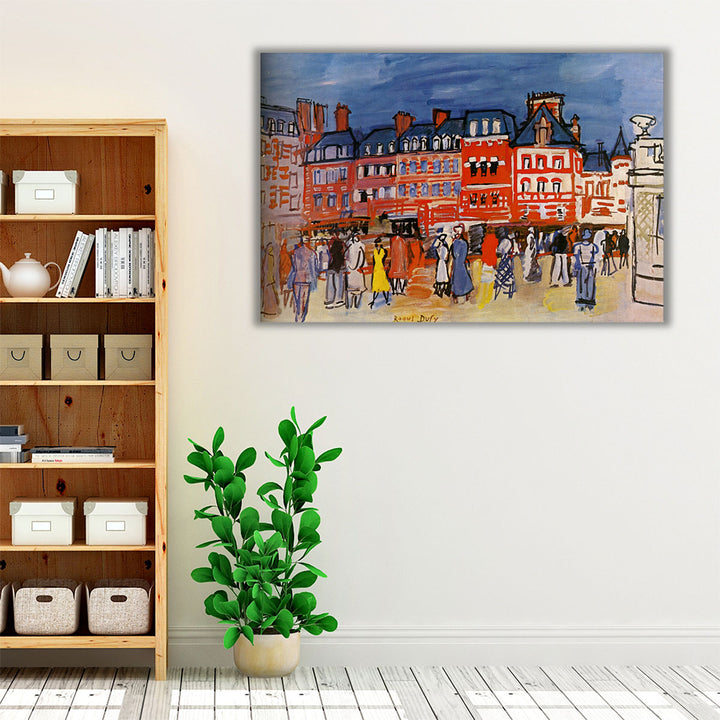 Houses in Trouville, 1933 - Canvas Print Wall Art