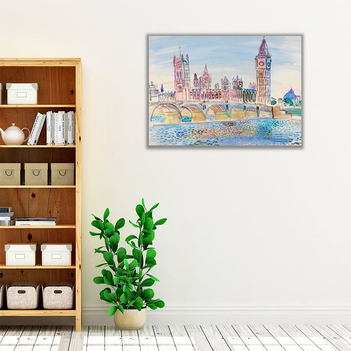 Londres, le Parlement, 1930 - Canvas Print Wall Art