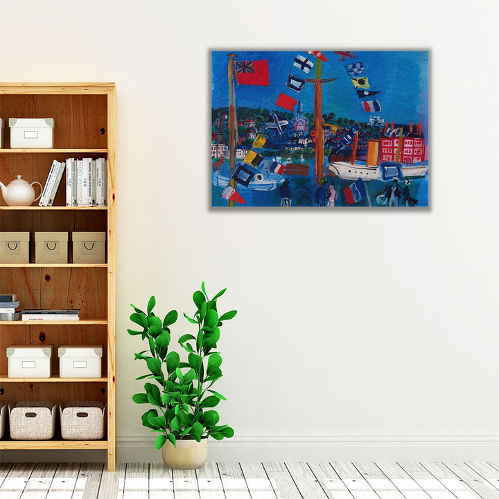 Le Bassin à Deauville - Canvas Print Wall Art