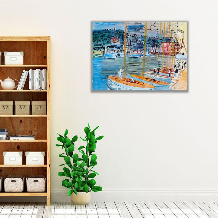 Le bassin de Deauville - Canvas Print Wall Art