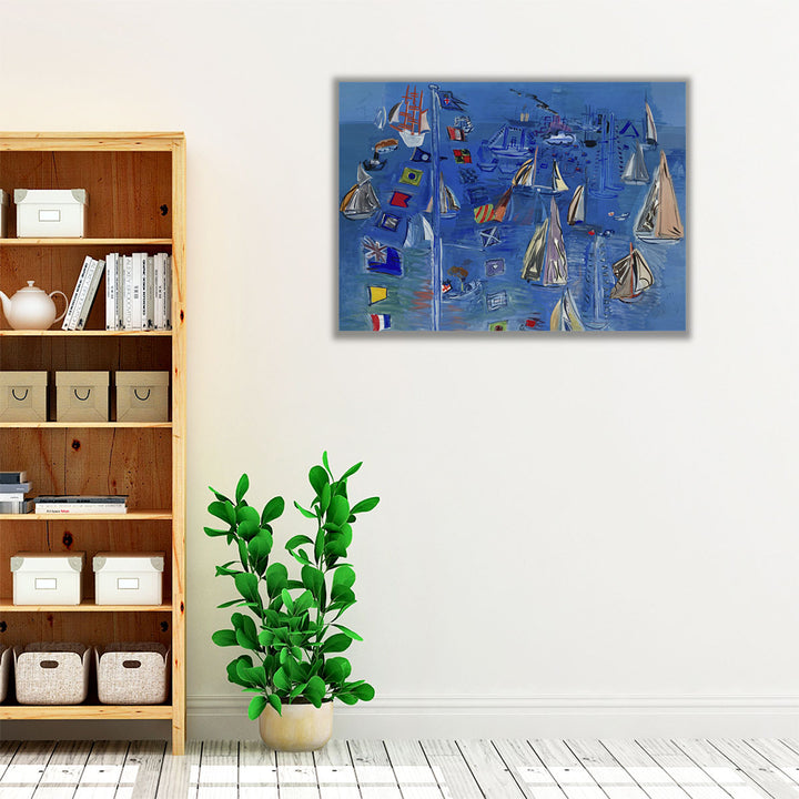 Regatta at Cowes - Canvas Print Wall Art