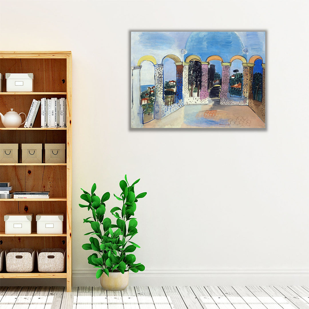Arcades at Vallauris - Canvas Print Wall Art