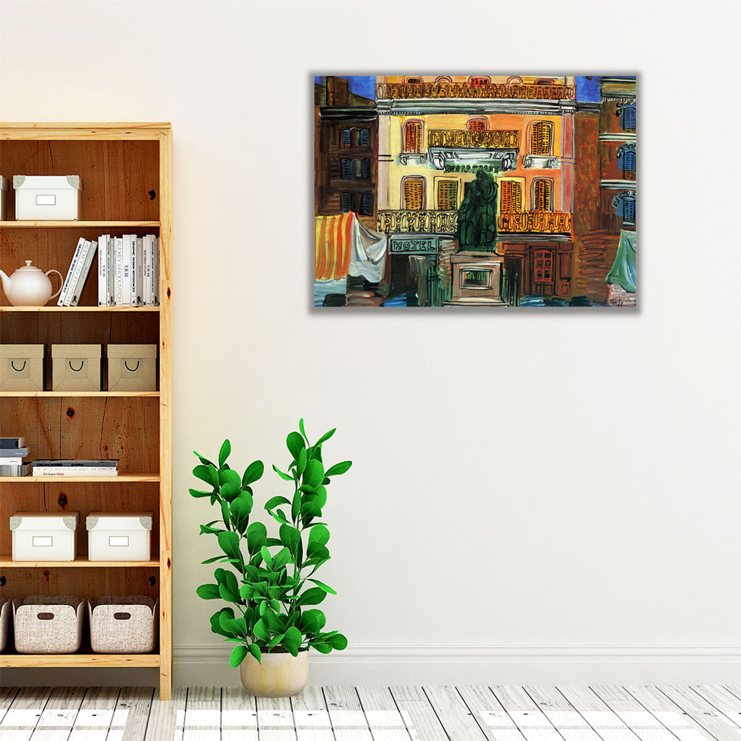 Hotel Sube, 1926 - Canvas Print Wall Art