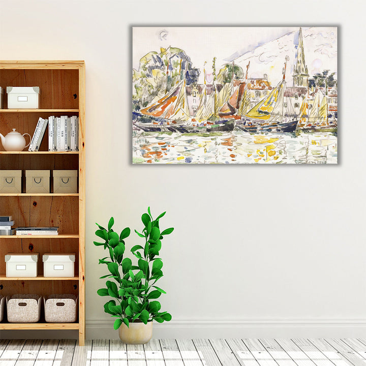 Le Pouliguen, Fishing Boats - Canvas Print Wall Art