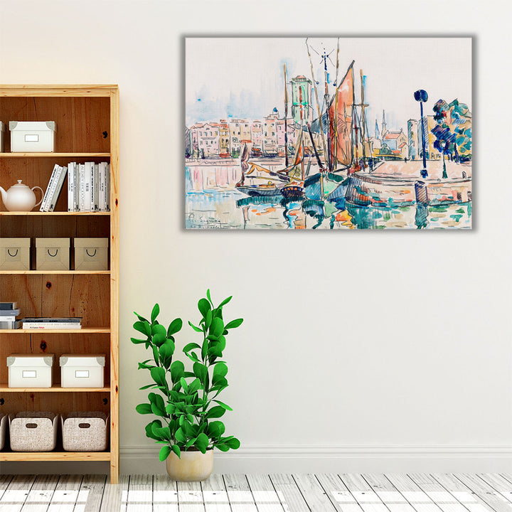 La Rochelle, 1911 - Canvas Print Wall Art