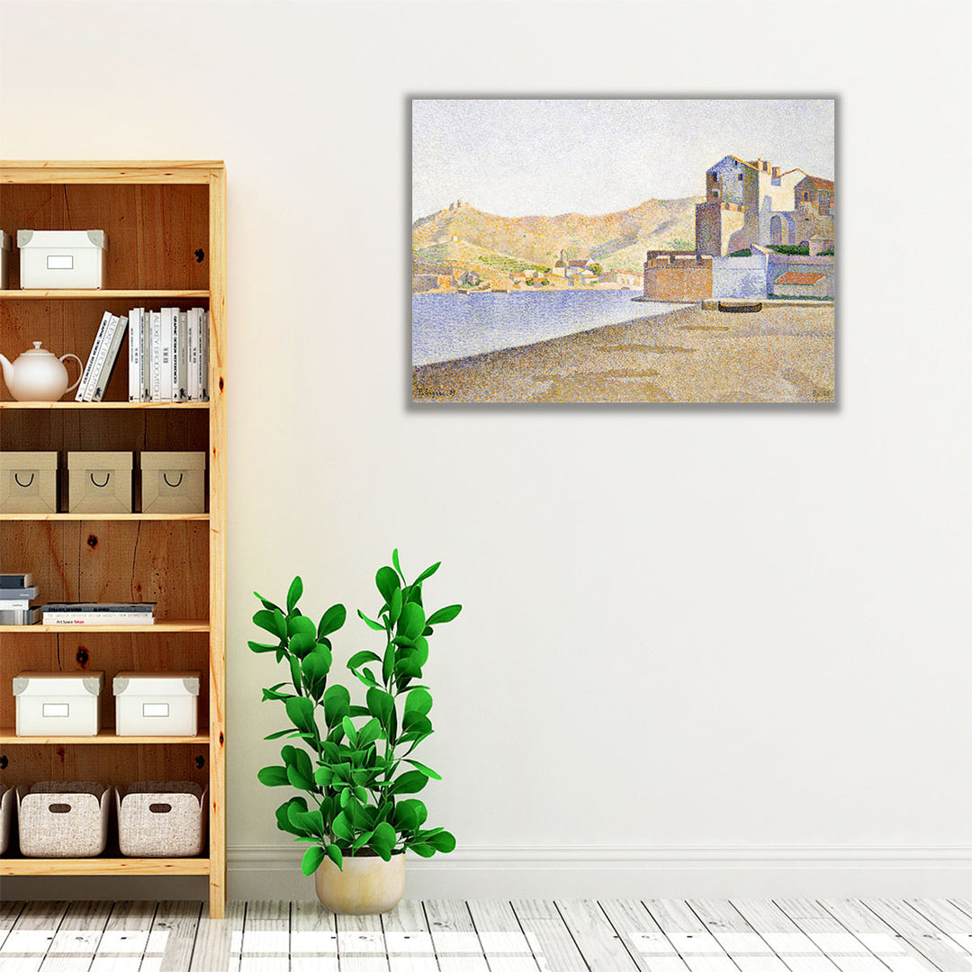 The Town Beach, Collioure, Opus 165 - Canvas Print Wall Art