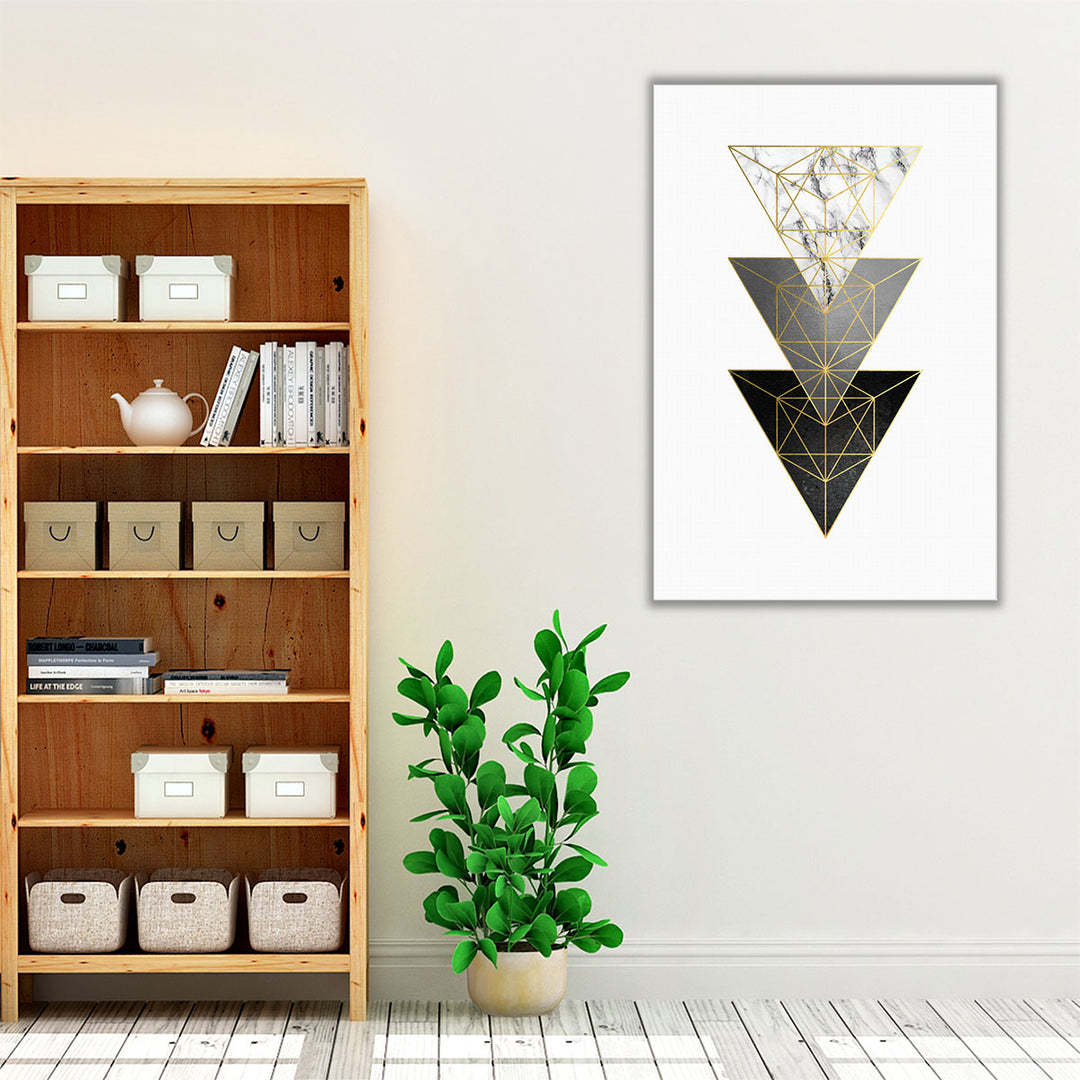 3 Triangles - Canvas Print Wall Art