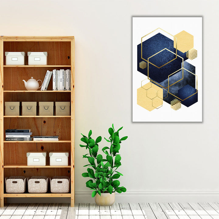 Geometric Greek Odyssey 2 - Canvas Print Wall Art