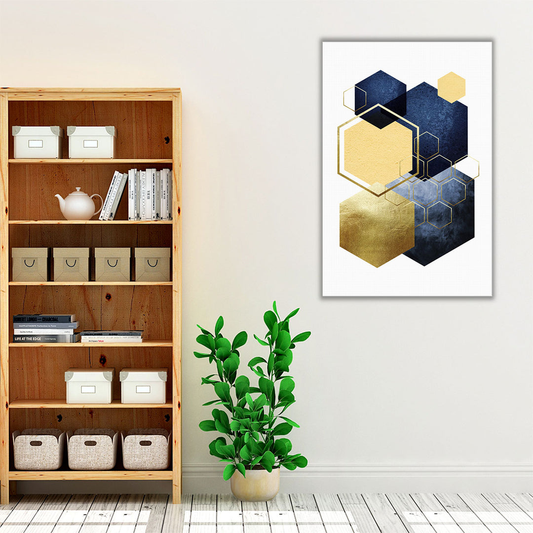 Geometric Greek Odyssey 4 - Canvas Print Wall Art