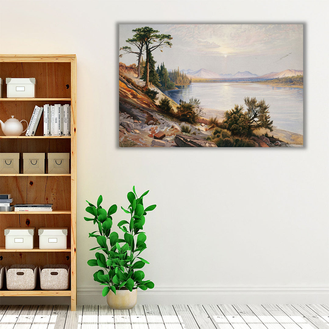 Head of Yellowstone River, 1875 - Canvas Print Wall Art