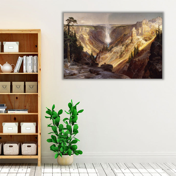 Grand Canyon of the Yellowstone - Canvas Print Wall Art