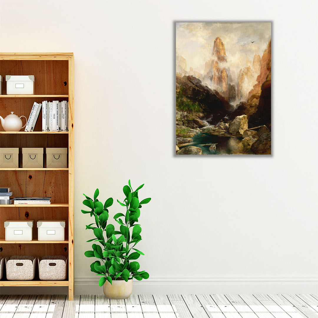 Mist in Kanab Canyon, Utah - Canvas Print Wall Art