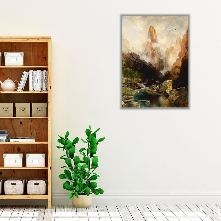 Mist in Kanab Canyon, Utah - Canvas Print Wall Art