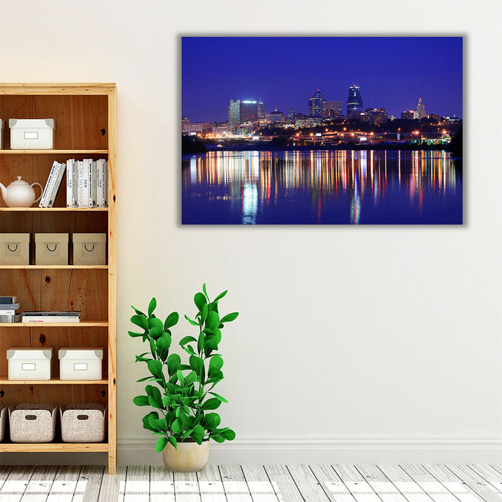 Kansas City Skyline - Downtown - Canvas Print Wall Art