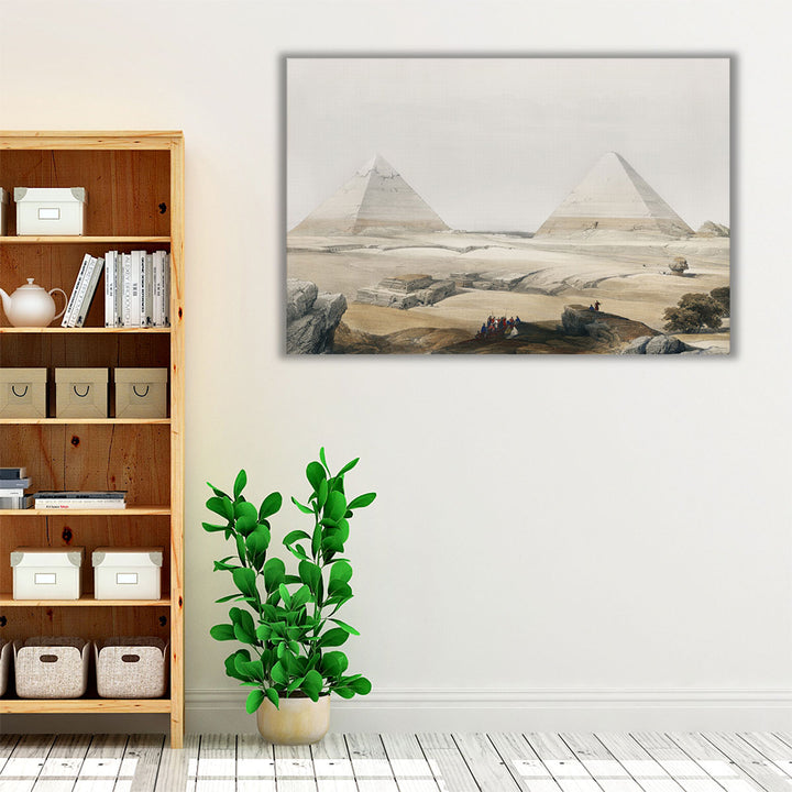 Pyramids of Geezeh - Canvas Print Wall Art