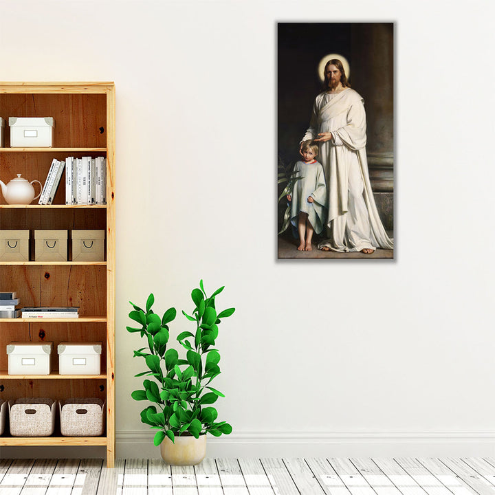 Christ Blessing the Little Child - Canvas Print Wall Art
