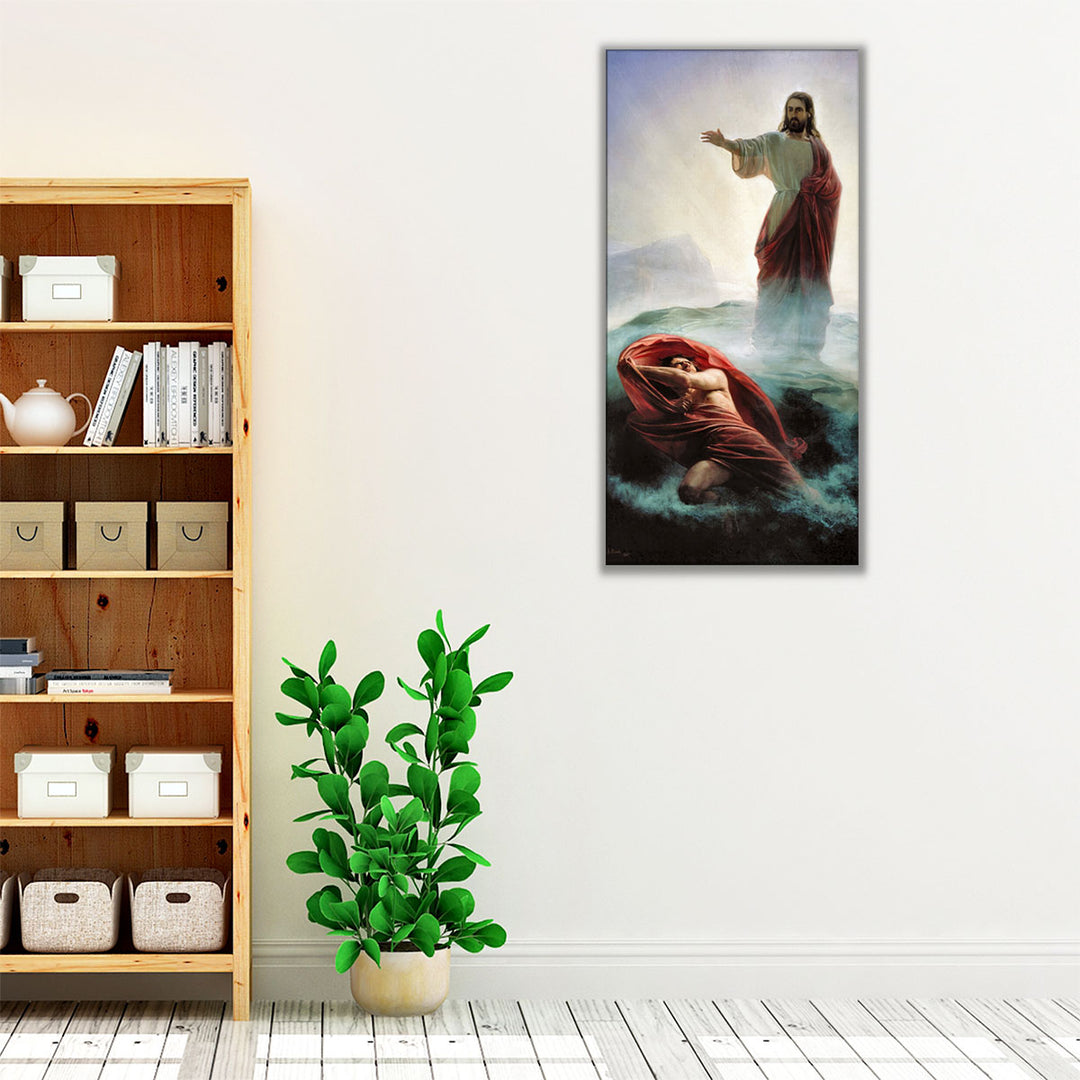 Denying Satan - Canvas Print Wall Art