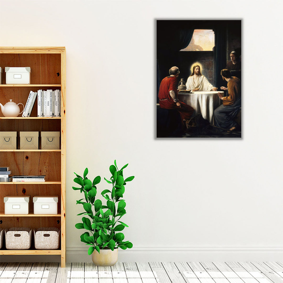 Supper at Emaus - Canvas Print Wall Art