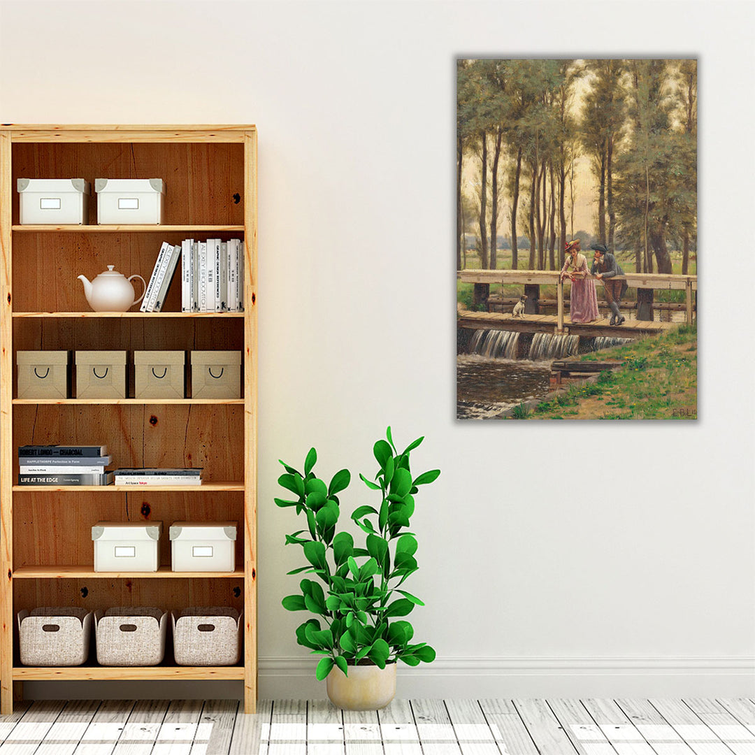 The Trysting Place - Canvas Print Wall Art