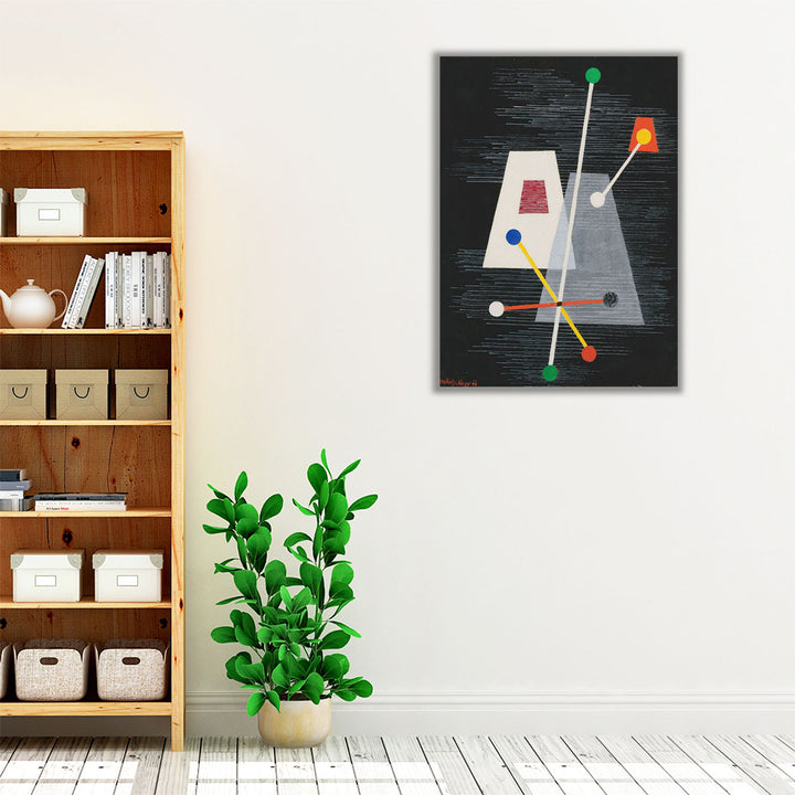Truncated Pyramids, 1946 - Canvas Print Wall Art