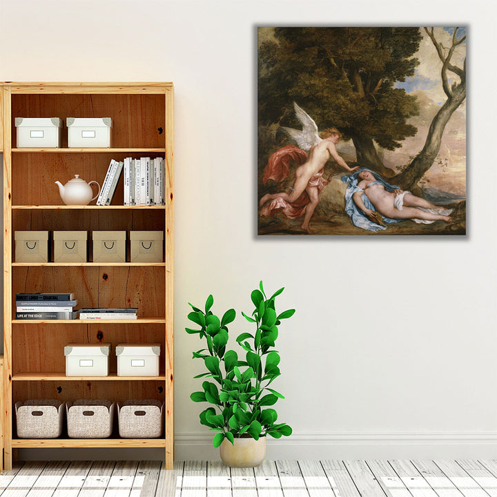 Cupid and Psyche - Canvas Print Wall Art