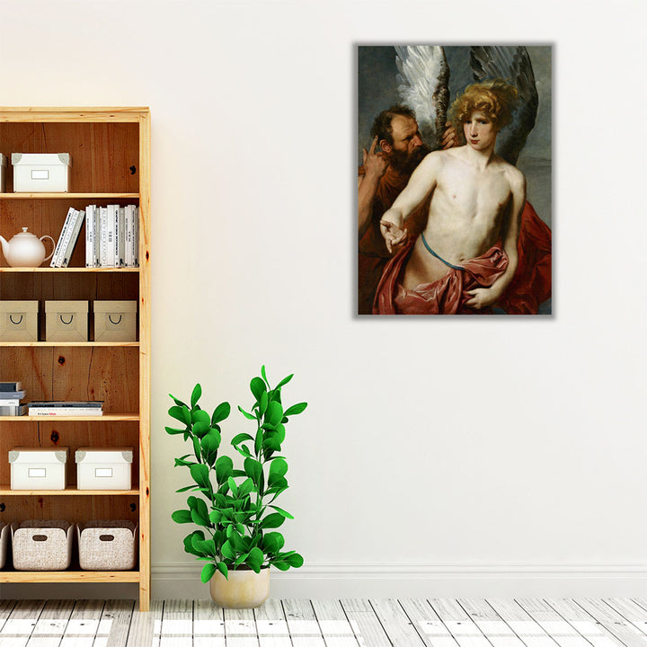 Daedalus and Icarus Anthony Van Dyck - Canvas Print Wall Art