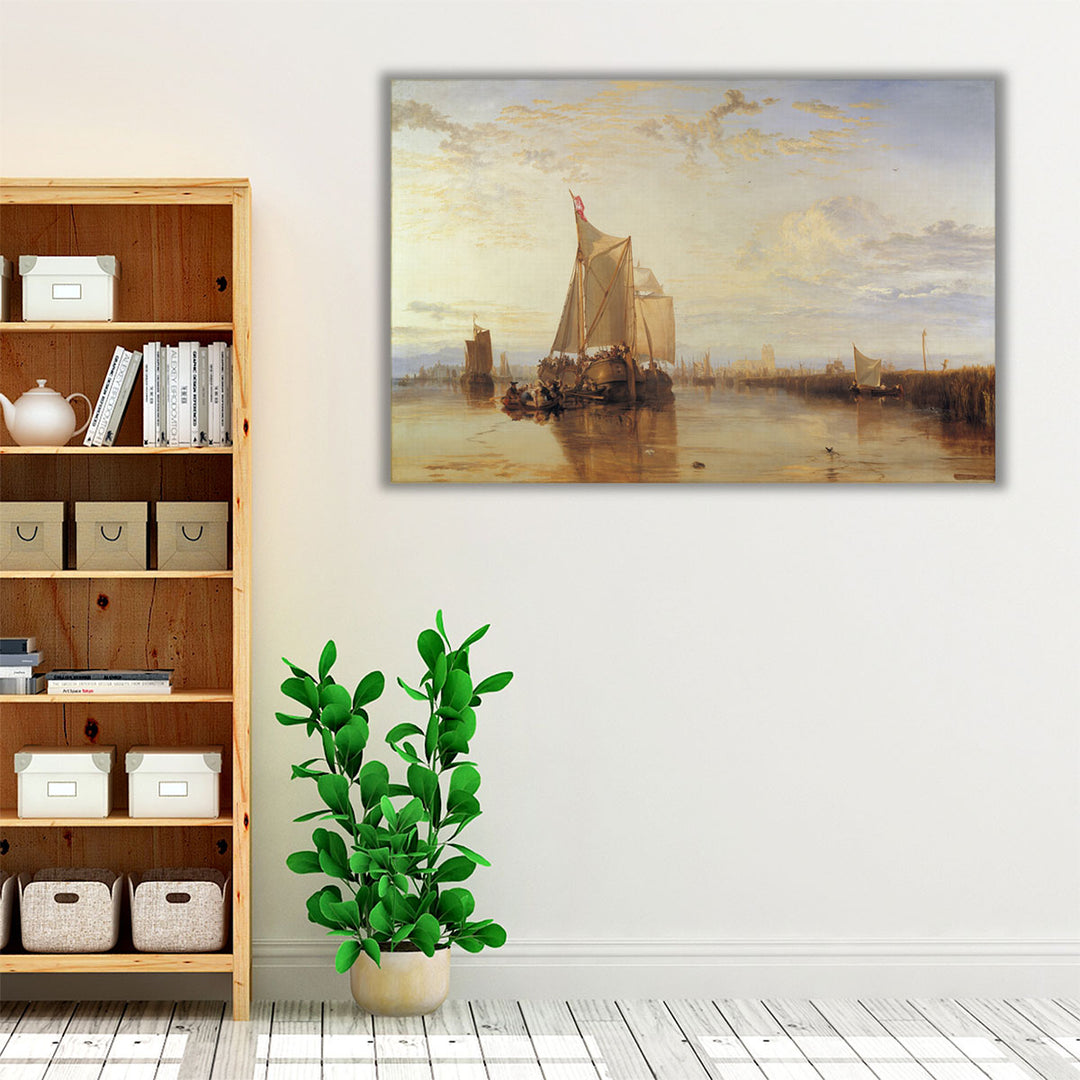 The Dort Packet, Boat from Rotterdam Becalmed - Canvas Print Wall Art