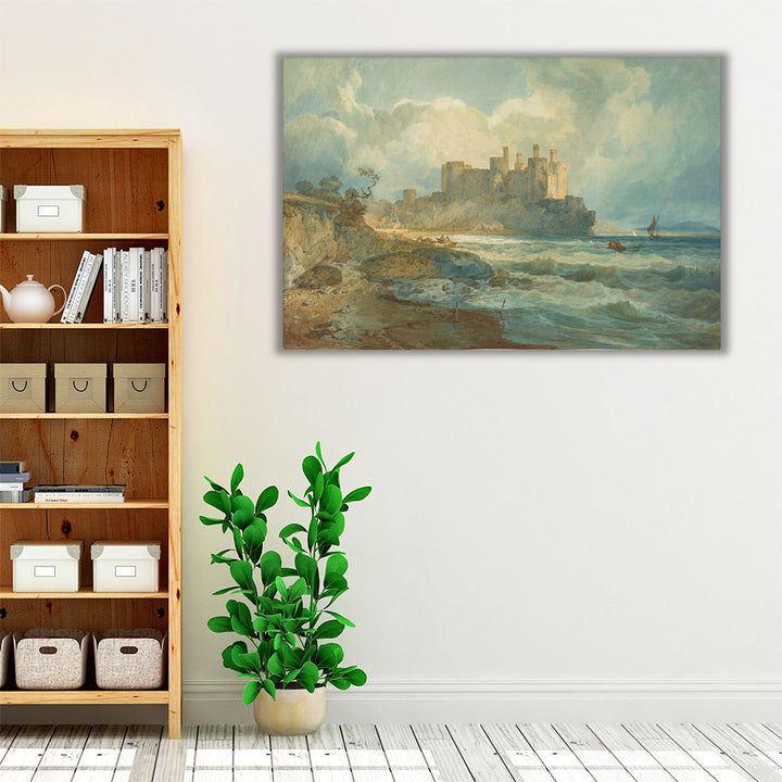 Conway Castle, North Wales - Canvas Print Wall Art