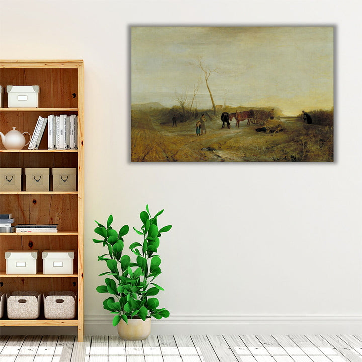 Frosty Morning - Canvas Print Wall Art
