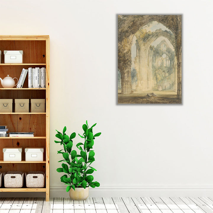 Transept of Tintern Abbey - Canvas Print Wall Art