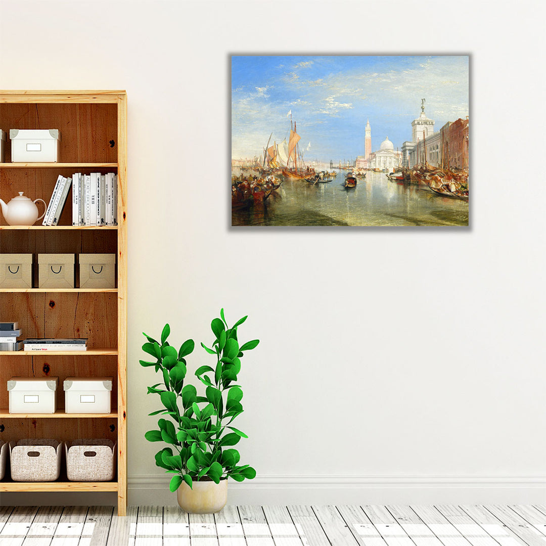 Venice, The Dogana and San Giorgio Maggiore - Canvas Print Wall Art