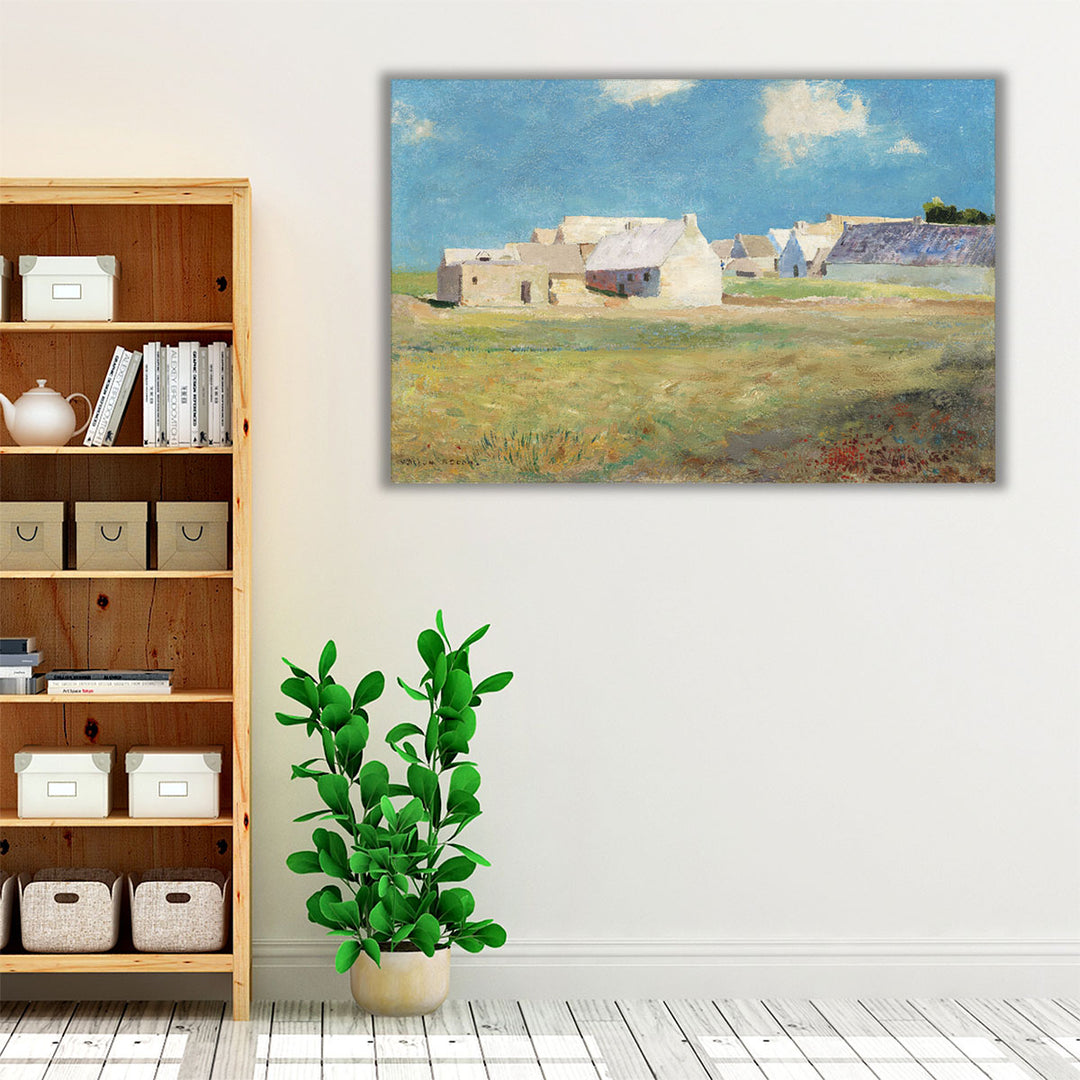 Breton Village, 1890 - Canvas Print Wall Art