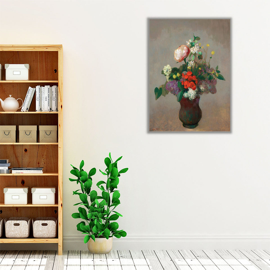 Pivoine, Géranium et Lilas - Canvas Print Wall Art