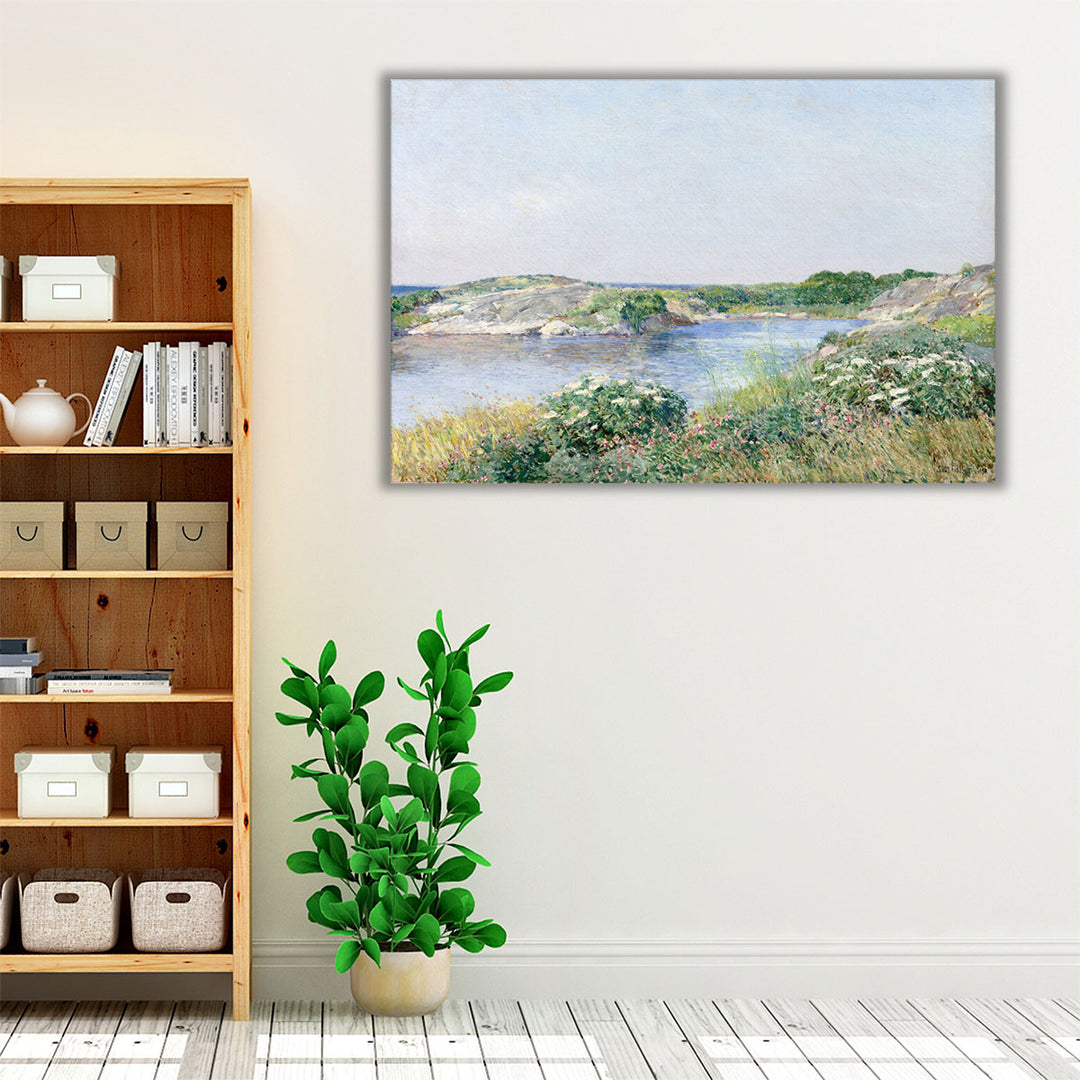 The Little Pond, Appledore - Canvas Print Wall Art