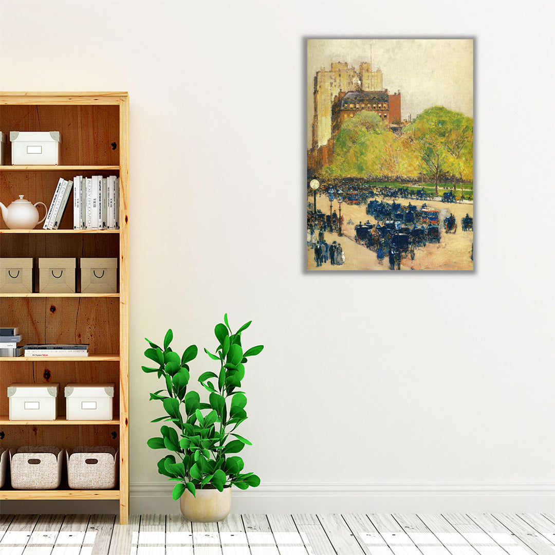 Spring Morning in the Heart of the City - Canvas Print Wall Art