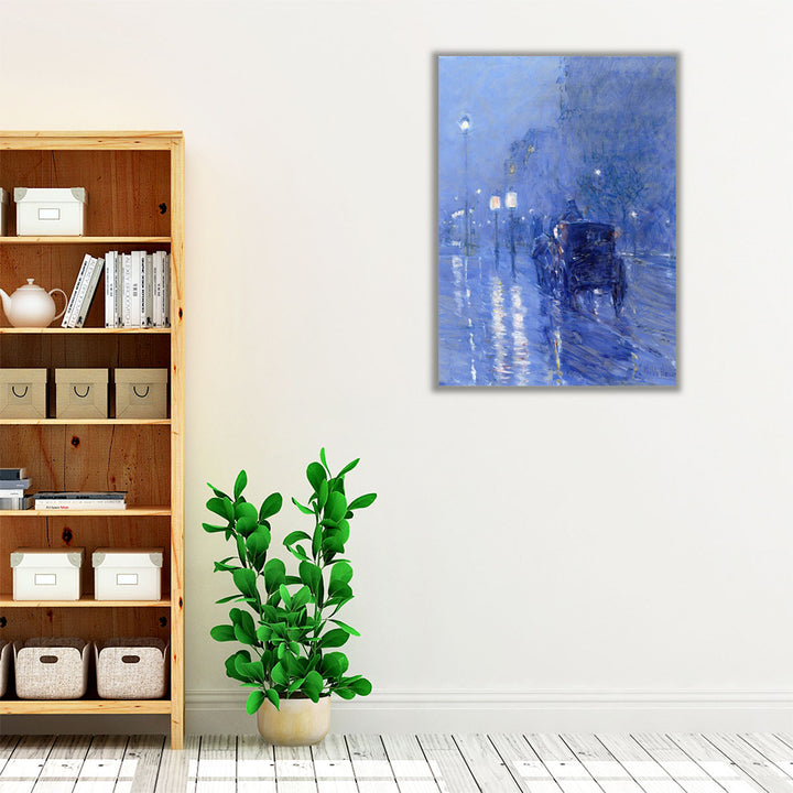 Rainy Midnight - Canvas Print Wall Art