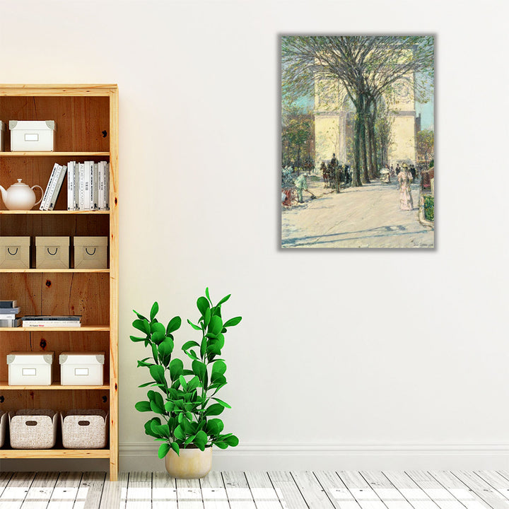 Washington Arch, Spring - Canvas Print Wall Art