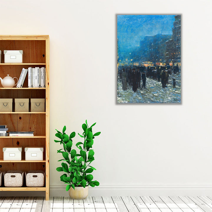 Broadway and 42nd Street - Canvas Print Wall Art