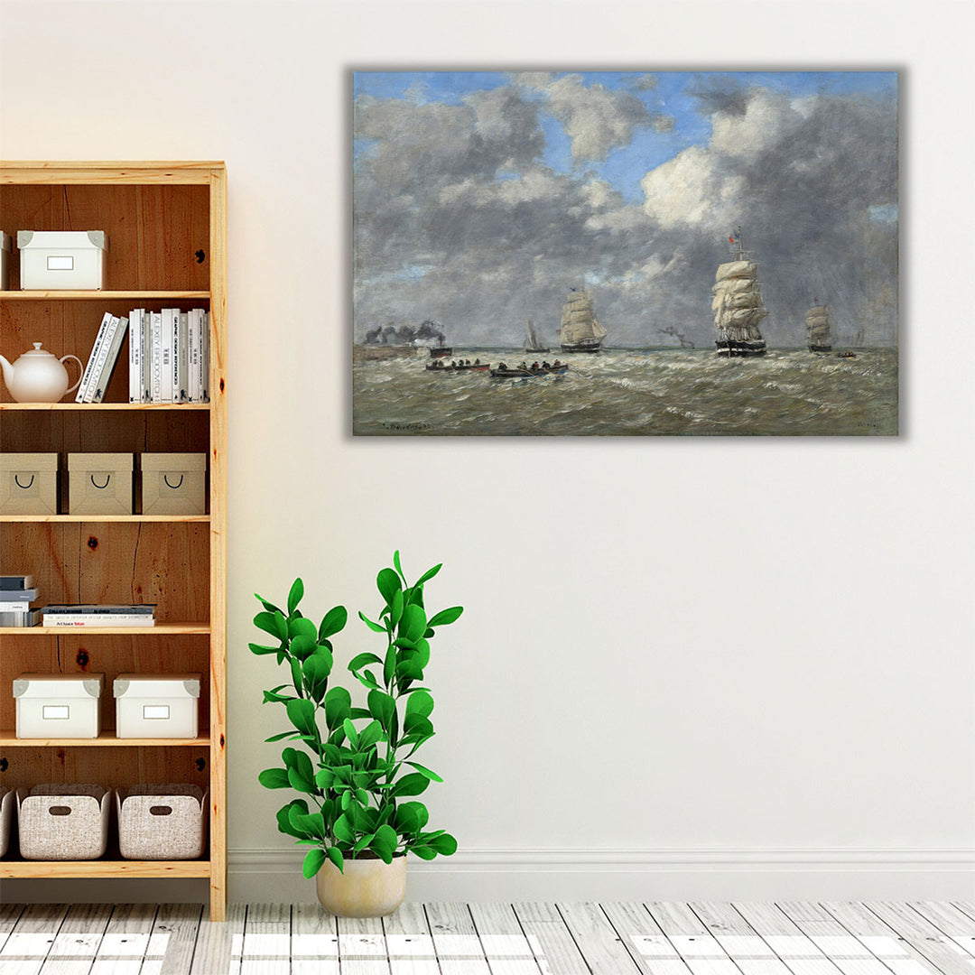 Le Havre, 1883 - Canvas Print Wall Art