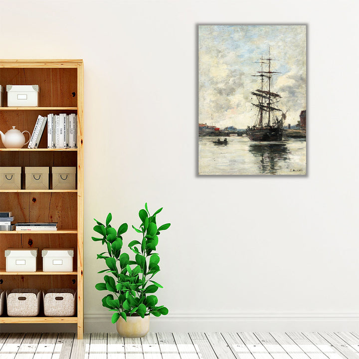 Ship on the Touques - Canvas Print Wall Art