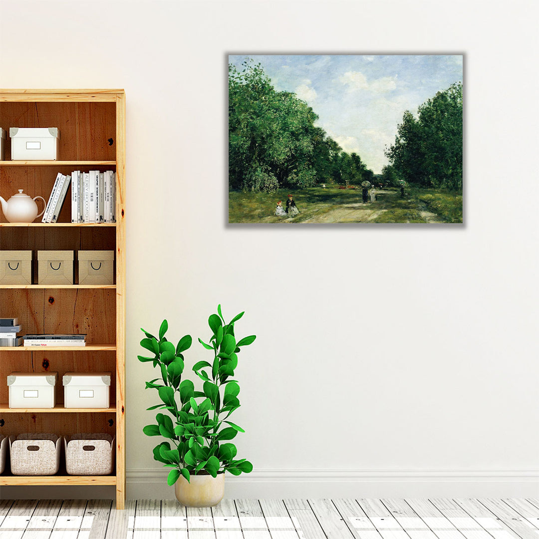 Parc Cordier in Trouville - Canvas Print Wall Art
