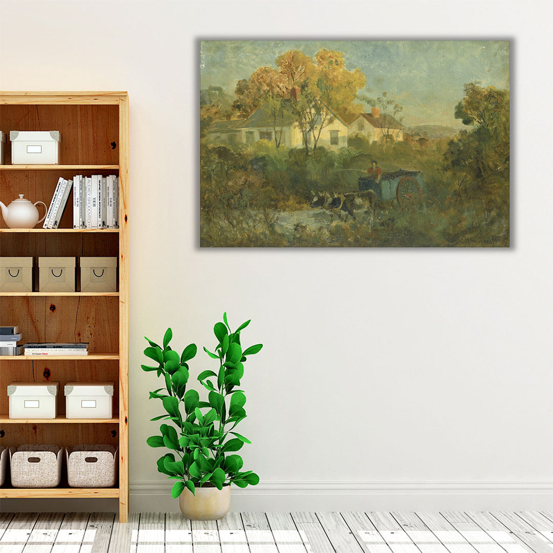 The Drinking Pool - Canvas Print Wall Art