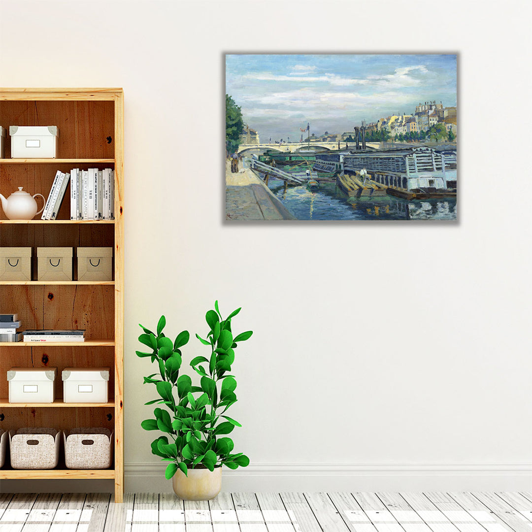 The Bridge of Louis Philippe, 1875 - Canvas Print Wall Art