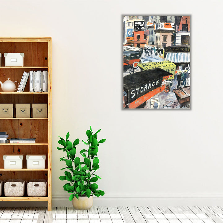 Fourteenth Street, 1920 - Canvas Print Wall Art