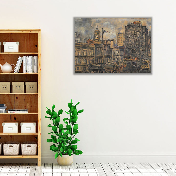 City Hall, 1942 - Canvas Print Wall Art