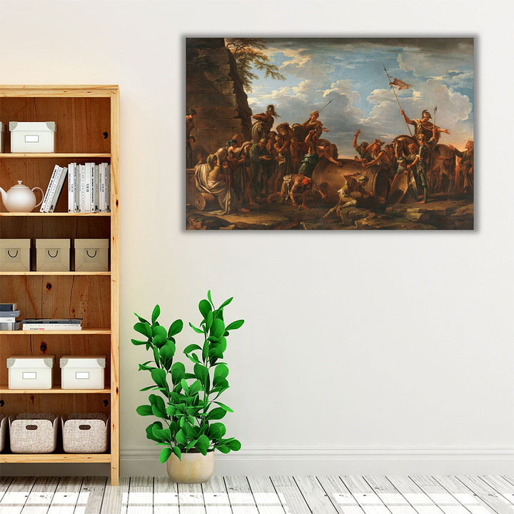 The Death of Regulus - Canvas Print Wall Art